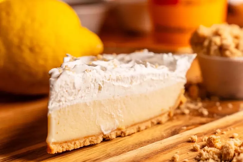 slice of LuMuriel's Lemon Pie