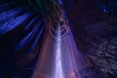 Ruby Falls underground waterfall near Chattanooga TN