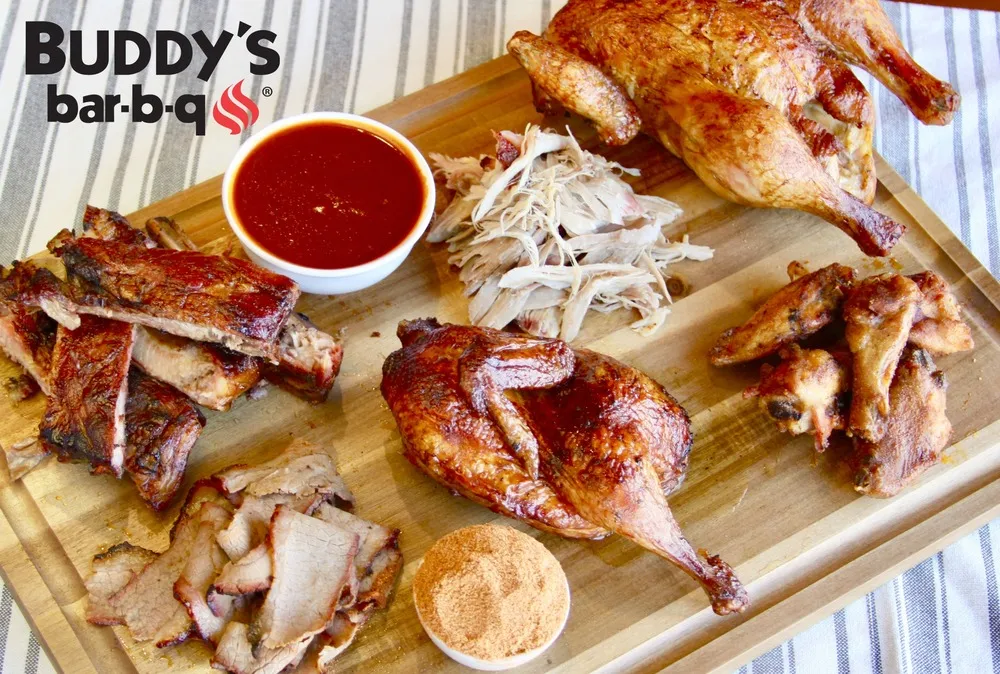 assorted smoked meats at Buddy's bar-b-q