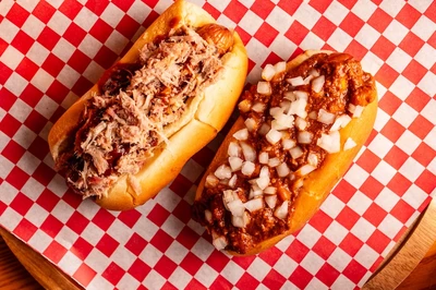 hot dogs at our takeout restaurant in Hixson TN