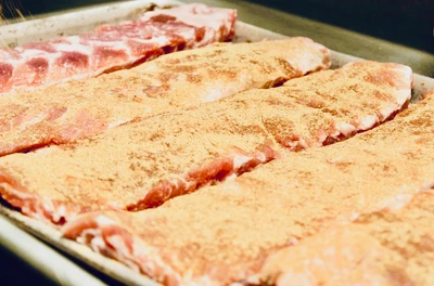 ribs are some of Buddy's best Tennessee BBQ by the pound